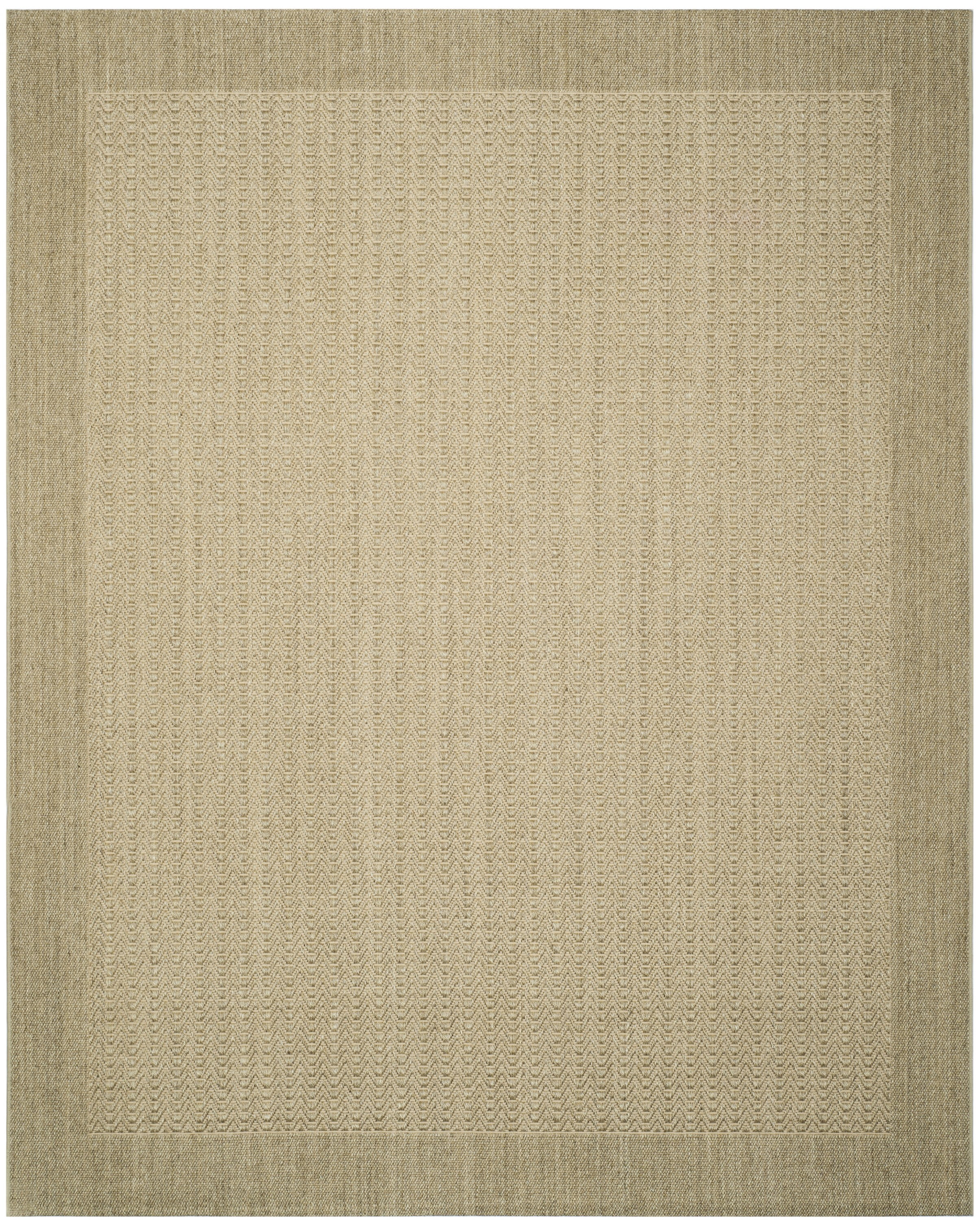 Desert Sand Geometric Sisal 8' x 11' Handmade Area Rug