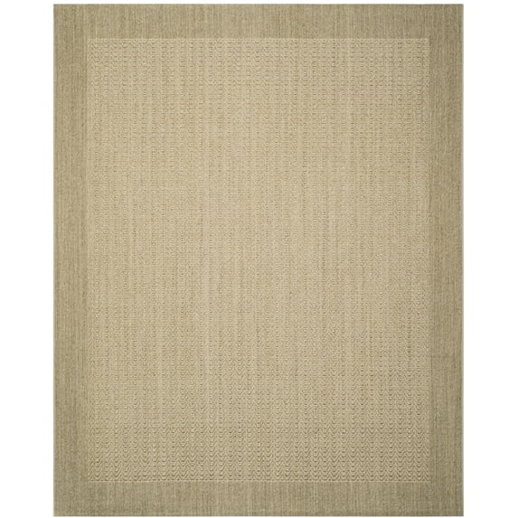 SAFAVIEH Palm Beach Adalyn Geometric Area Rug, Desert Sand, 9' x 12'