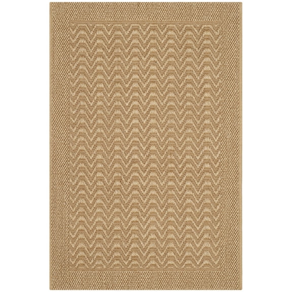 SAFAVIEH Palm Beach Adalyn Geometric Area Rug, Maize, 2' x 3'
