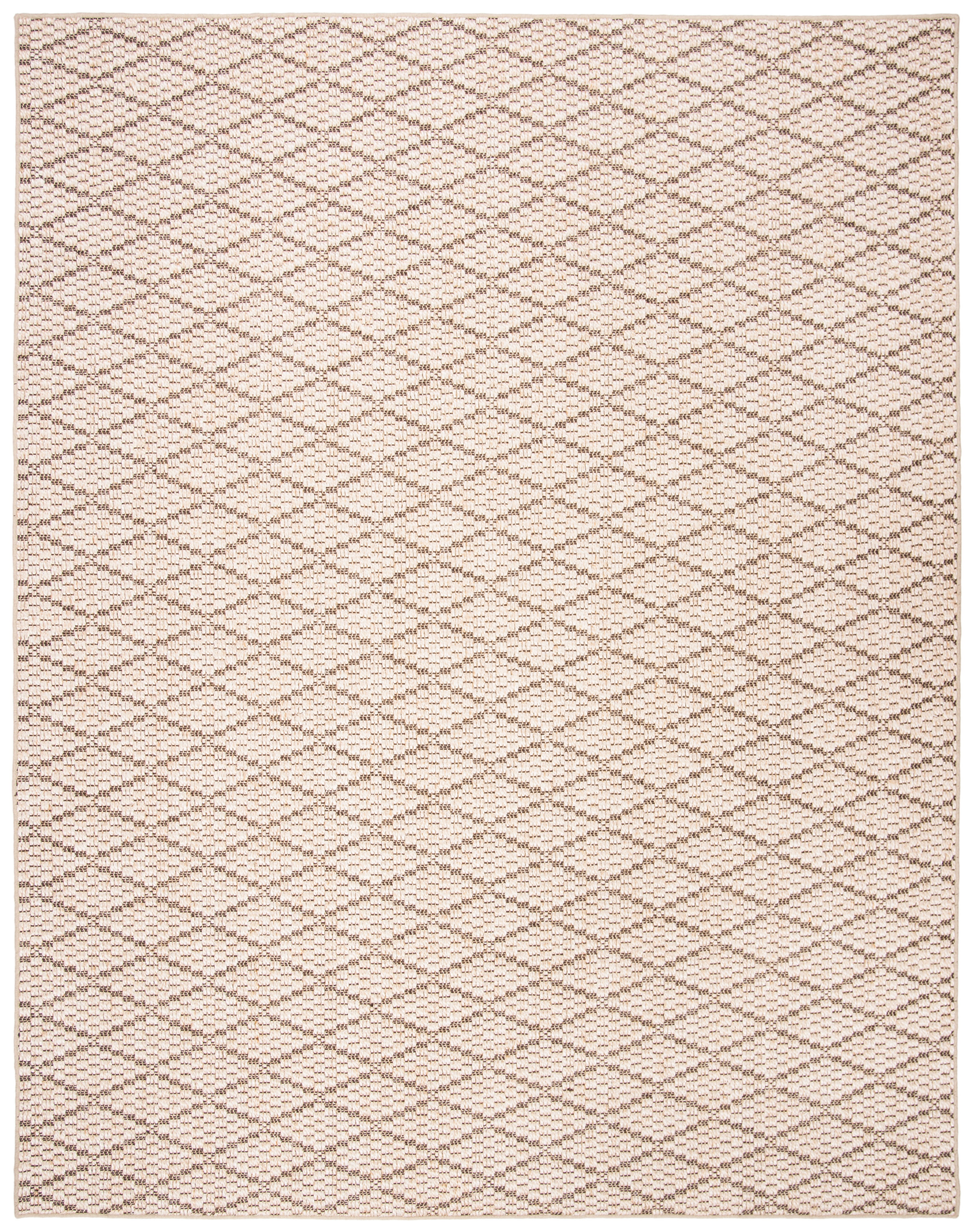 SAFAVIEH Palm Beach Bairre Geometric Area Rug, Beige/Brown, 8' x 10'