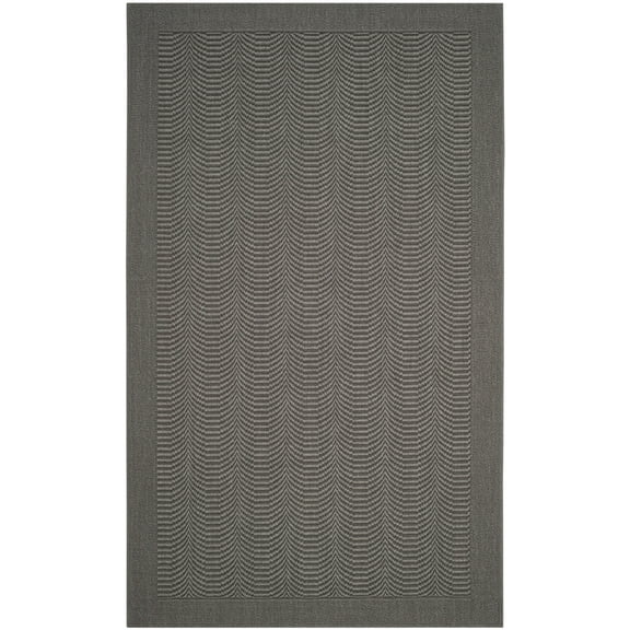 SAFAVIEH Palm Beach Candyce Geometric Area Rug, Ash, 4' x 6'