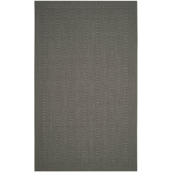 SAFAVIEH Palm Beach Candyce Geometric Area Rug, Ash, 5' x 8'