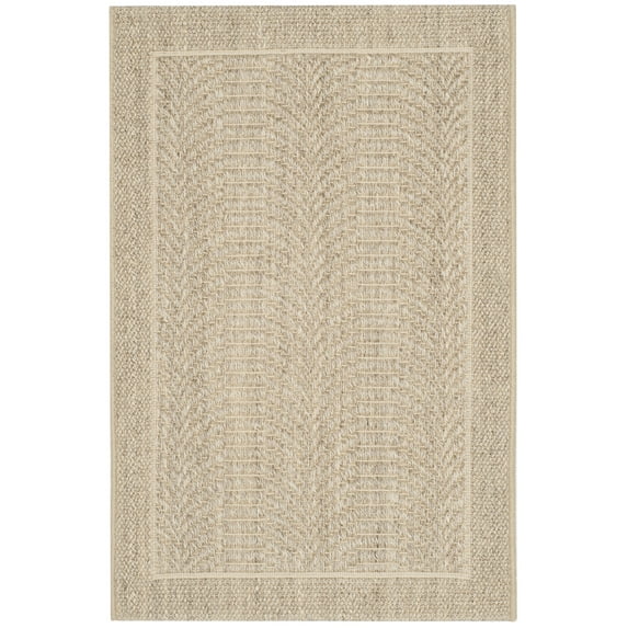SAFAVIEH Palm Beach Candyce Geometric Area Rug, Desert Sand, 2' x 3'