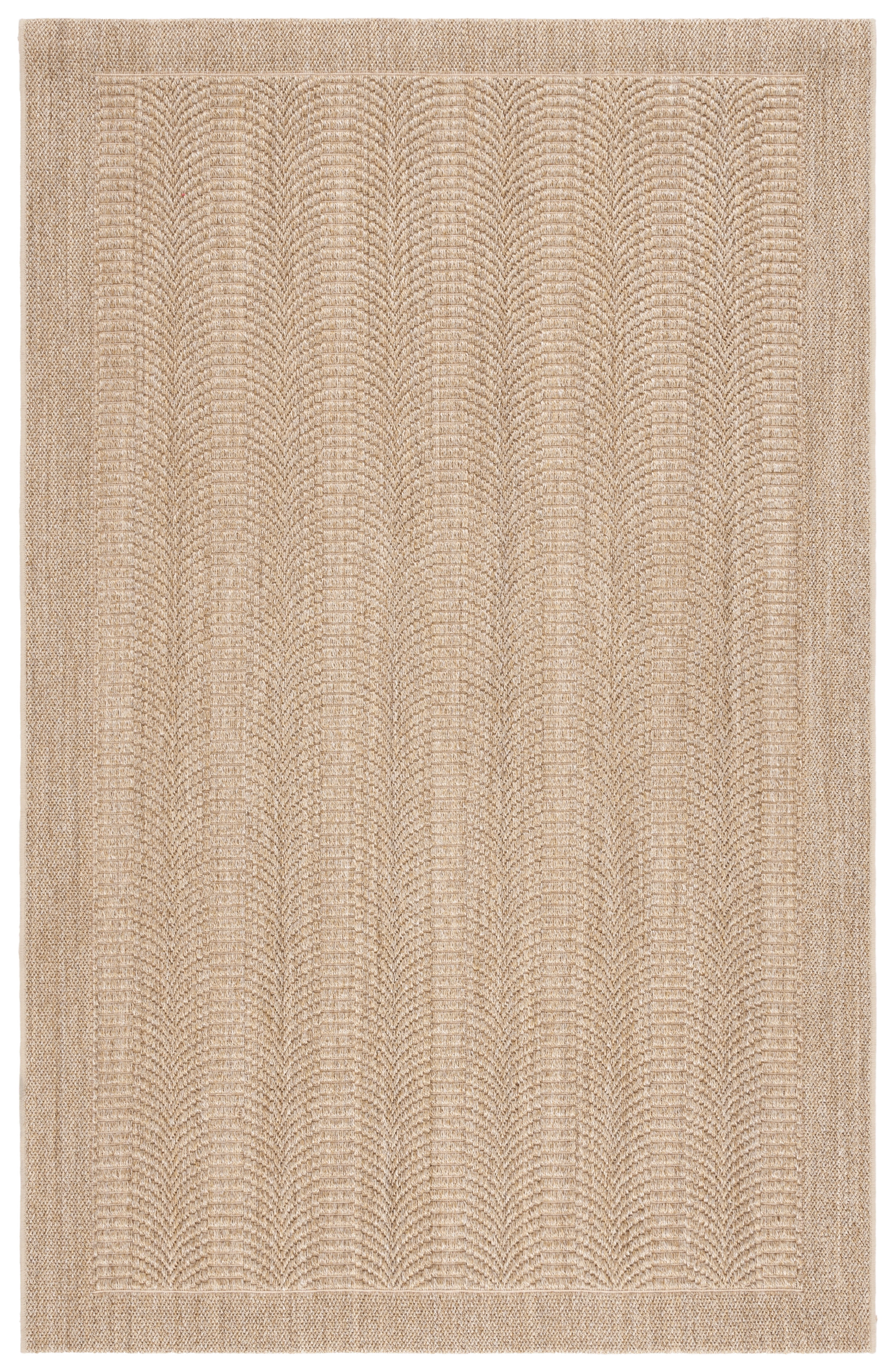 Desert Sand Geometric Sisal 4' x 6' Area Rug