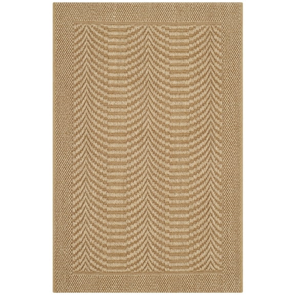 SAFAVIEH Palm Beach Candyce Geometric Area Rug, Maize, 2' x 3'