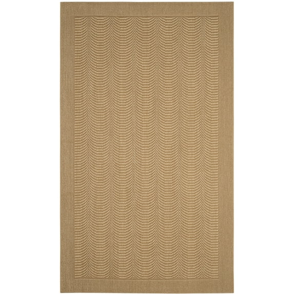 SAFAVIEH Palm Beach Candyce Geometric Area Rug, Maize, 4' x 6'