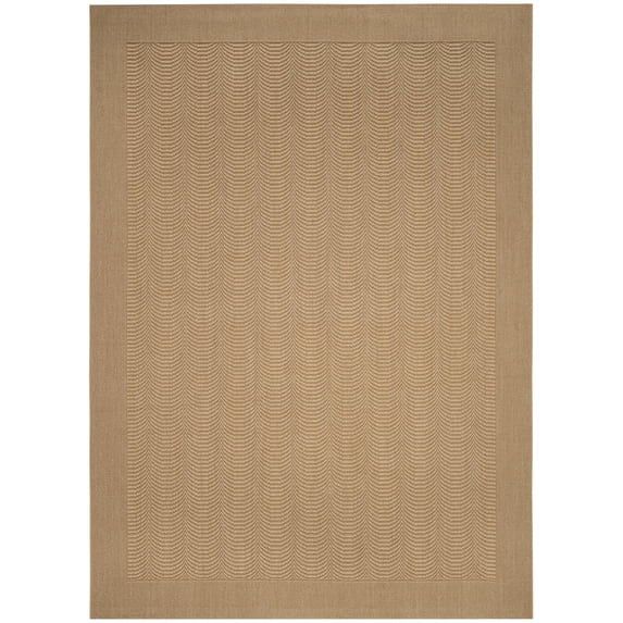 SAFAVIEH Palm Beach Candyce Geometric Area Rug, Maize, 8' x 10'