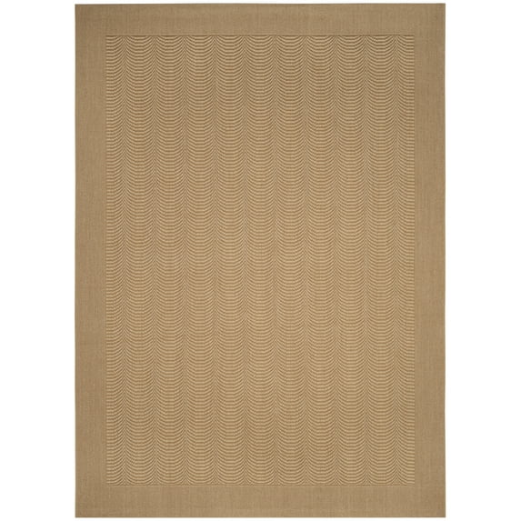 SAFAVIEH Palm Beach Candyce Geometric Area Rug, Maize, 8' x 11'