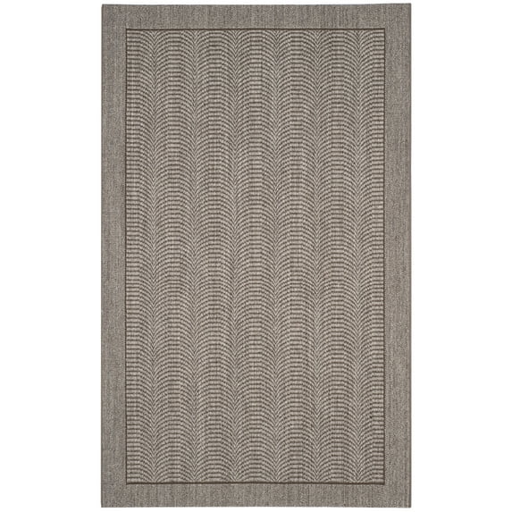 SAFAVIEH Palm Beach Candyce Geometric Area Rug, Silver, 6' x 9'