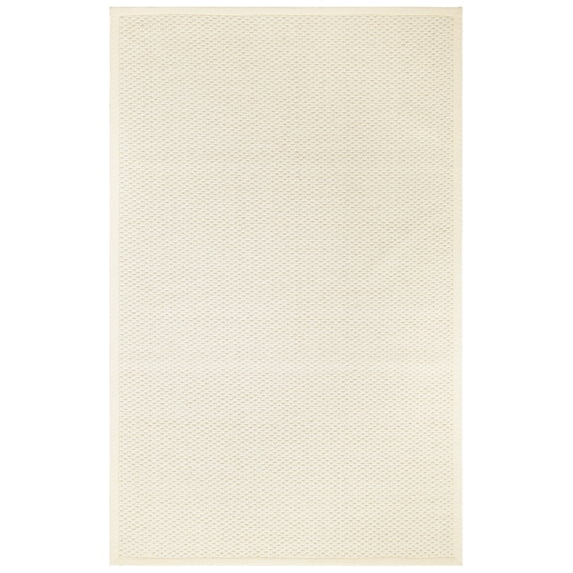 SAFAVIEH Palm Beach Carlie Bordered Area Rug, Ivory, 3' x 5'