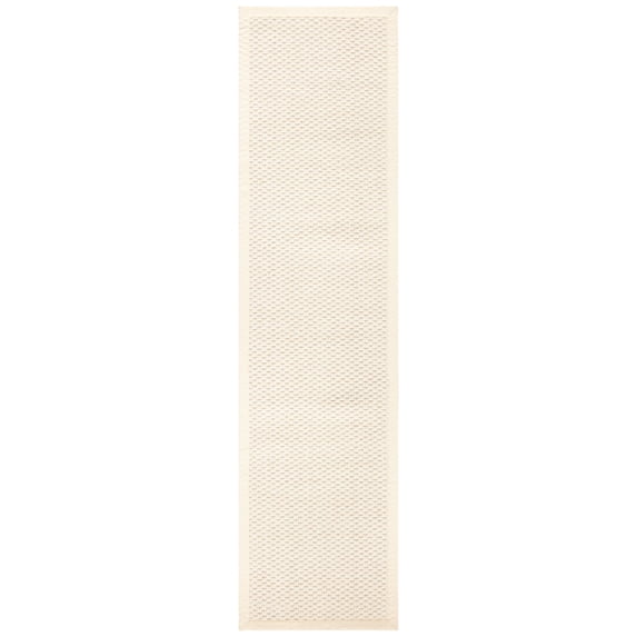 SAFAVIEH Palm Beach Carlie Bordered Runner Rug, Ivory, 2' x 8'