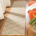 thumbnail image 1 of Safavieh Palm Beach Stars Geometric Diamonds Sisal Runner Rug, Beige/Brown, 2'3" x 12', 1 of 10