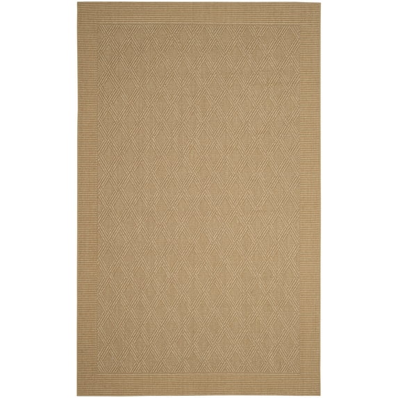 SAFAVIEH Palm Beach Femie Geometric Area Rug, Maize, 5' x 8'