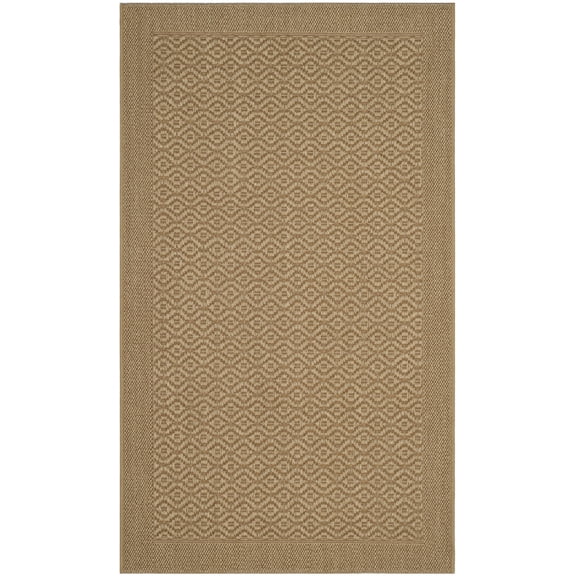 SAFAVIEH Palm Beach Jannine Geometric Area Rug, Maize, 3' x 5'