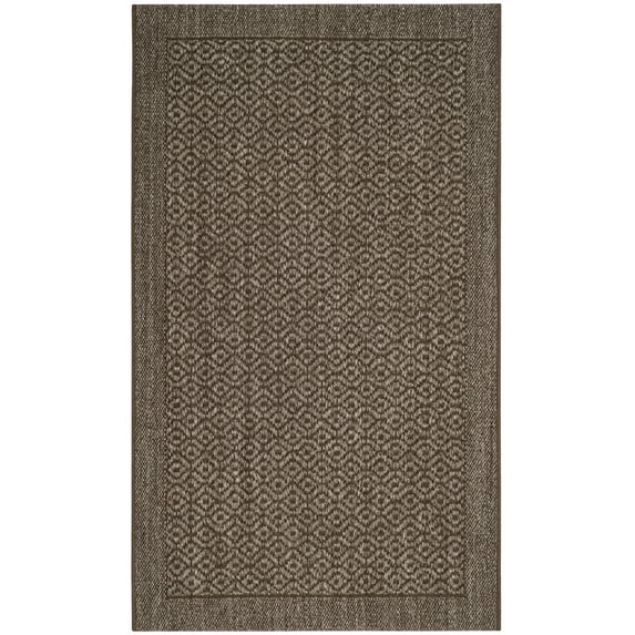 SAFAVIEH Palm Beach Jannine Geometric Area Rug, Silver, 3' x 5'