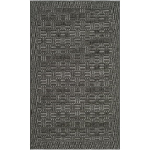 SAFAVIEH Palm Beach Kenyon Geometric Area Rug, Ash, 3' x 5'