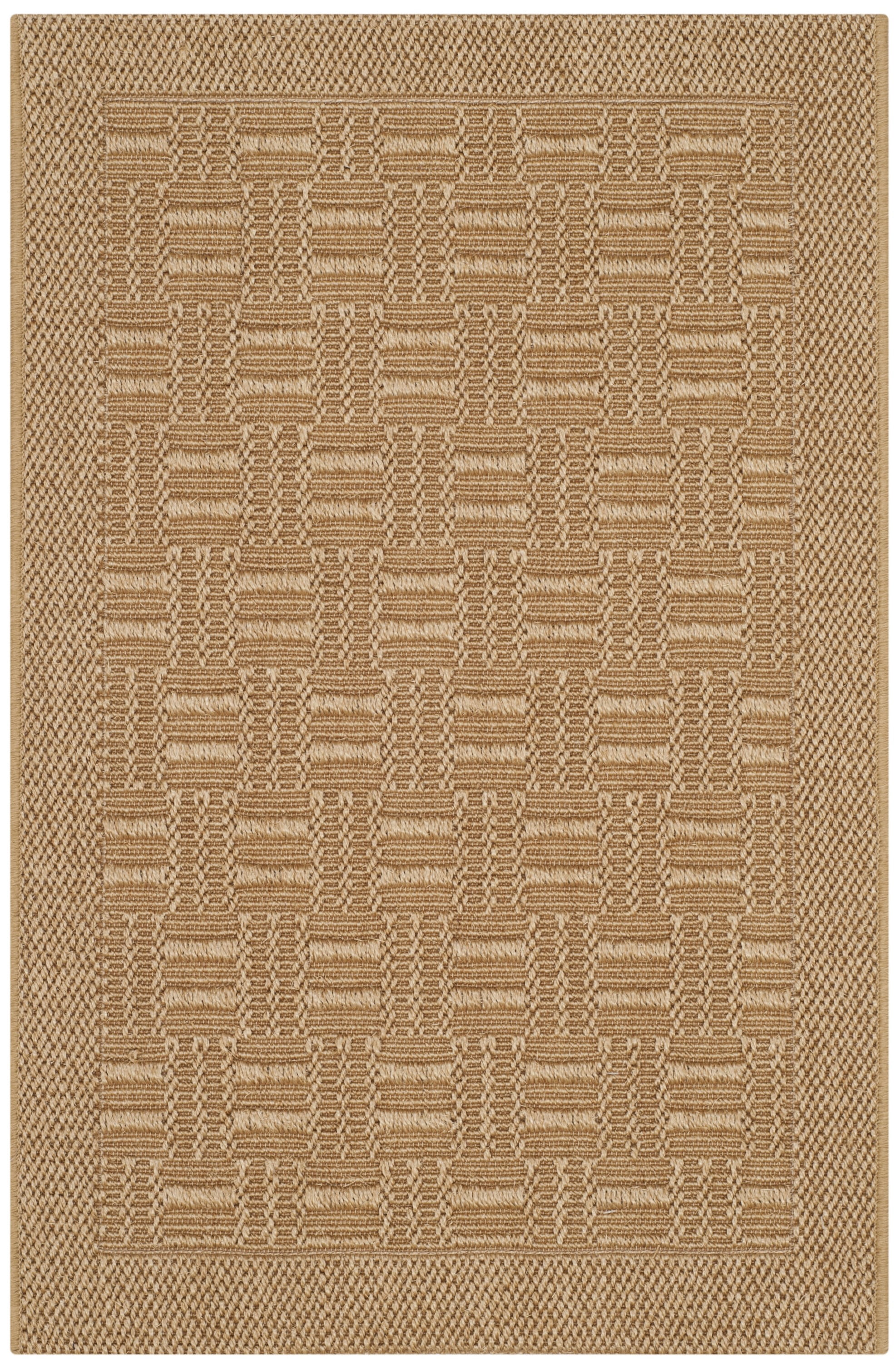 Palm Beach 2' x 3' Maize Geometric Sisal Area Rug