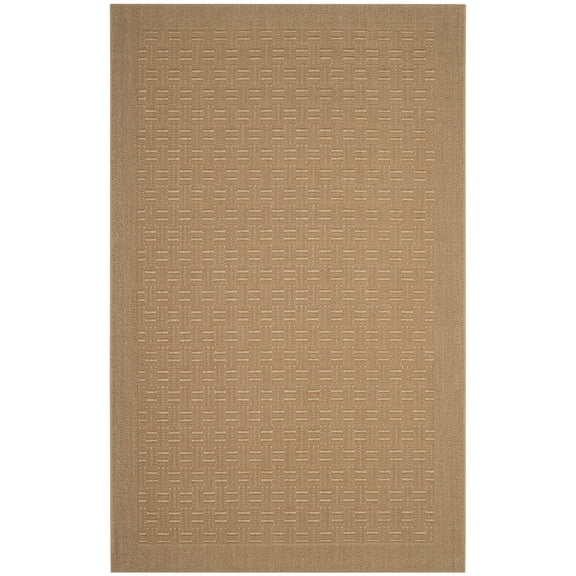 SAFAVIEH Palm Beach Kenyon Geometric Area Rug, Maize, 4' x 6'