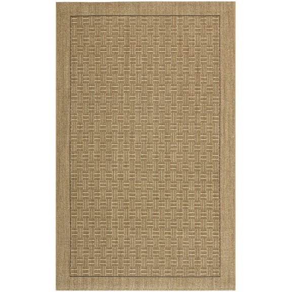 SAFAVIEH Palm Beach Kenyon Geometric Area Rug, Natural, 5' x 8'