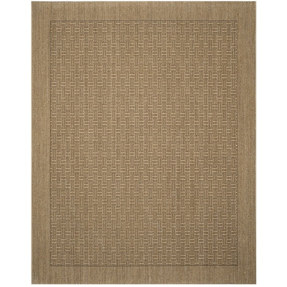 SAFAVIEH Palm Beach Kenyon Geometric Area Rug, Natural, 9'6" x 13'