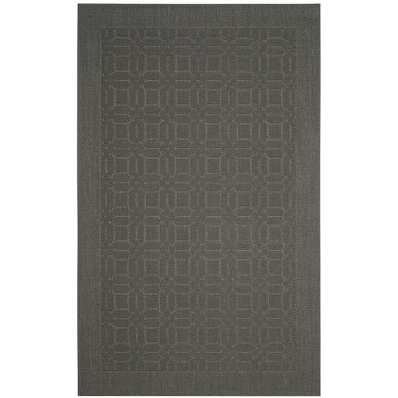 SAFAVIEH Palm Beach Laidley Geometric Area Rug, Ash, 4' x 6'