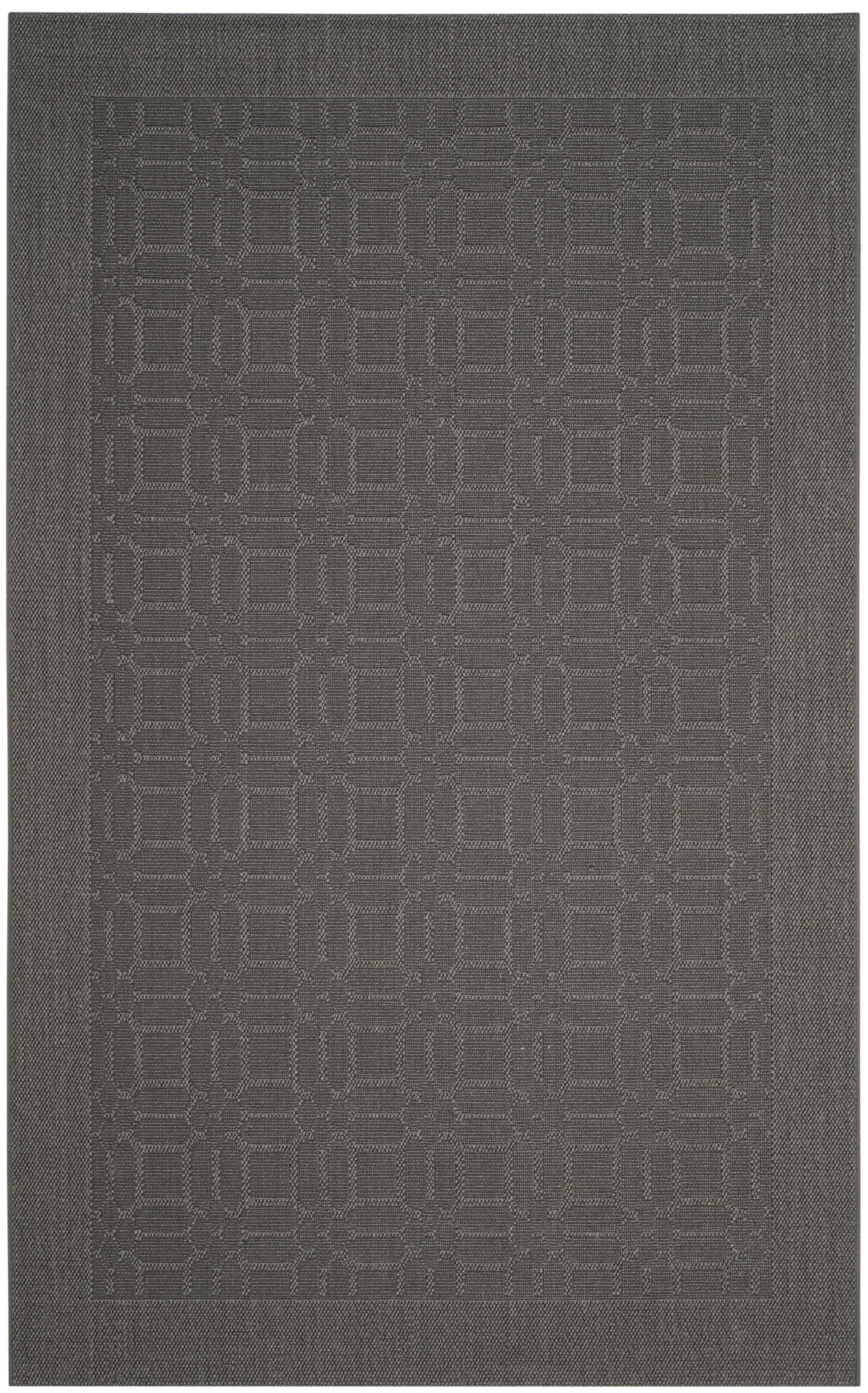 SAFAVIEH Palm Beach Laidley Geometric Area Rug, Ash, 5' x 8'