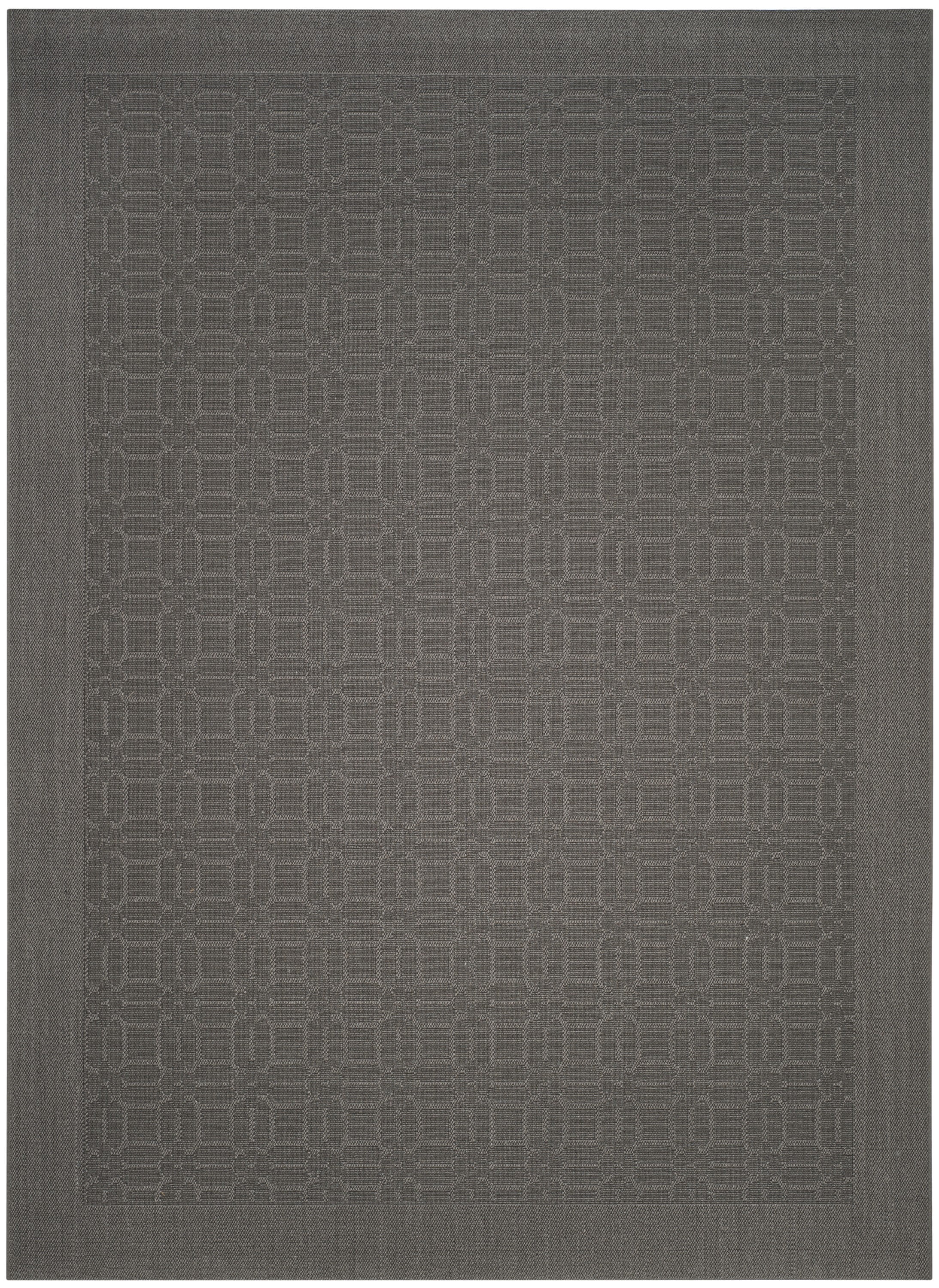 SAFAVIEH Palm Beach Laidley Geometric Area Rug, Ash, 8' x 10'