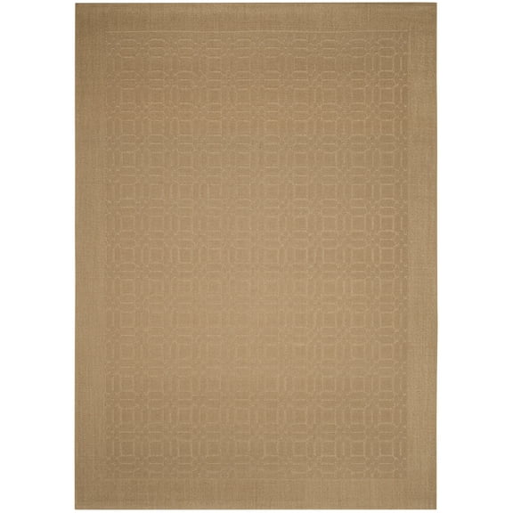 SAFAVIEH Palm Beach Laidley Geometric Area Rug, Maize, 8' x 10'