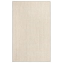 SAFAVIEH Palm Beach Leanna Solid Area Rug, Ivory, 8' x 10'