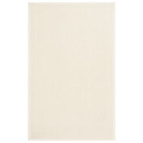 SAFAVIEH Palm Beach Miranda Solid Area Rug, Ivory, 5' x 8'