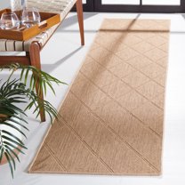 Safavieh Palm Beach Belize Geometric Runner Rug, Seagrass, 2'3" x 12'