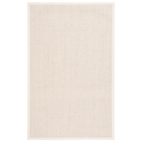 SAFAVIEH Palm Beach Sabrina Solid Area Rug, Ivory, 6' x 9'