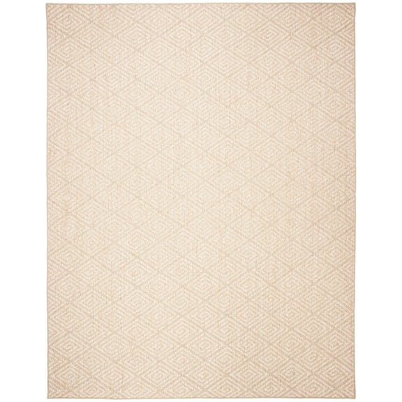 SAFAVIEH Palm Beach Stars Geometric Diamonds Sisal Area Rug, Beige, 8' x 10'