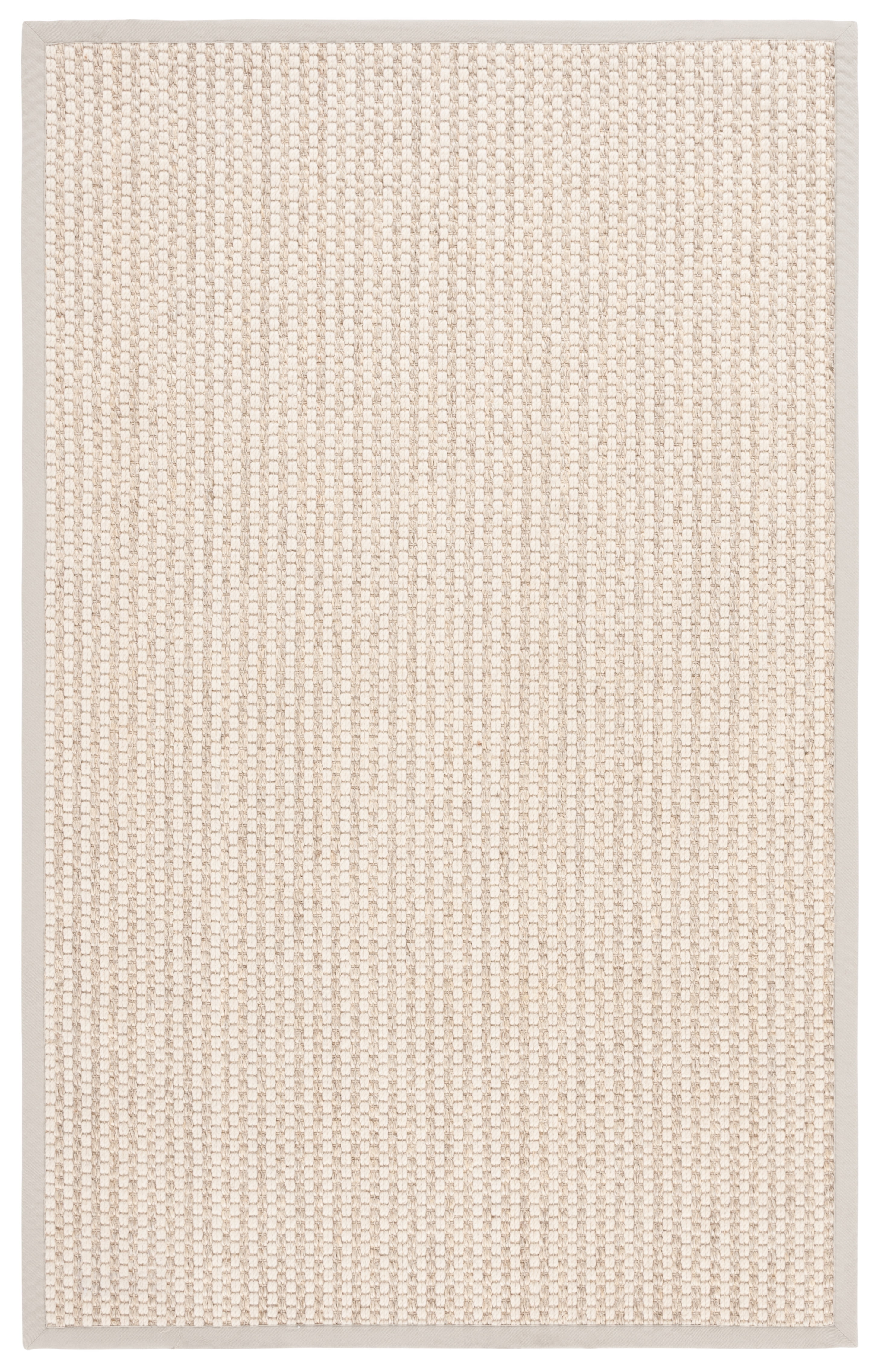 SAFAVIEH Palm Beach Trafford Solid Area Rug, Ivory, 3' x 5'