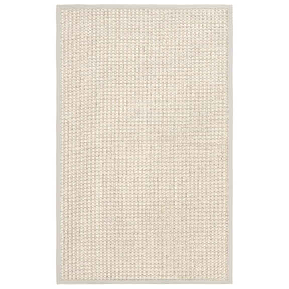 SAFAVIEH Palm Beach Trafford Solid Area Rug, Ivory, 8' x 10'