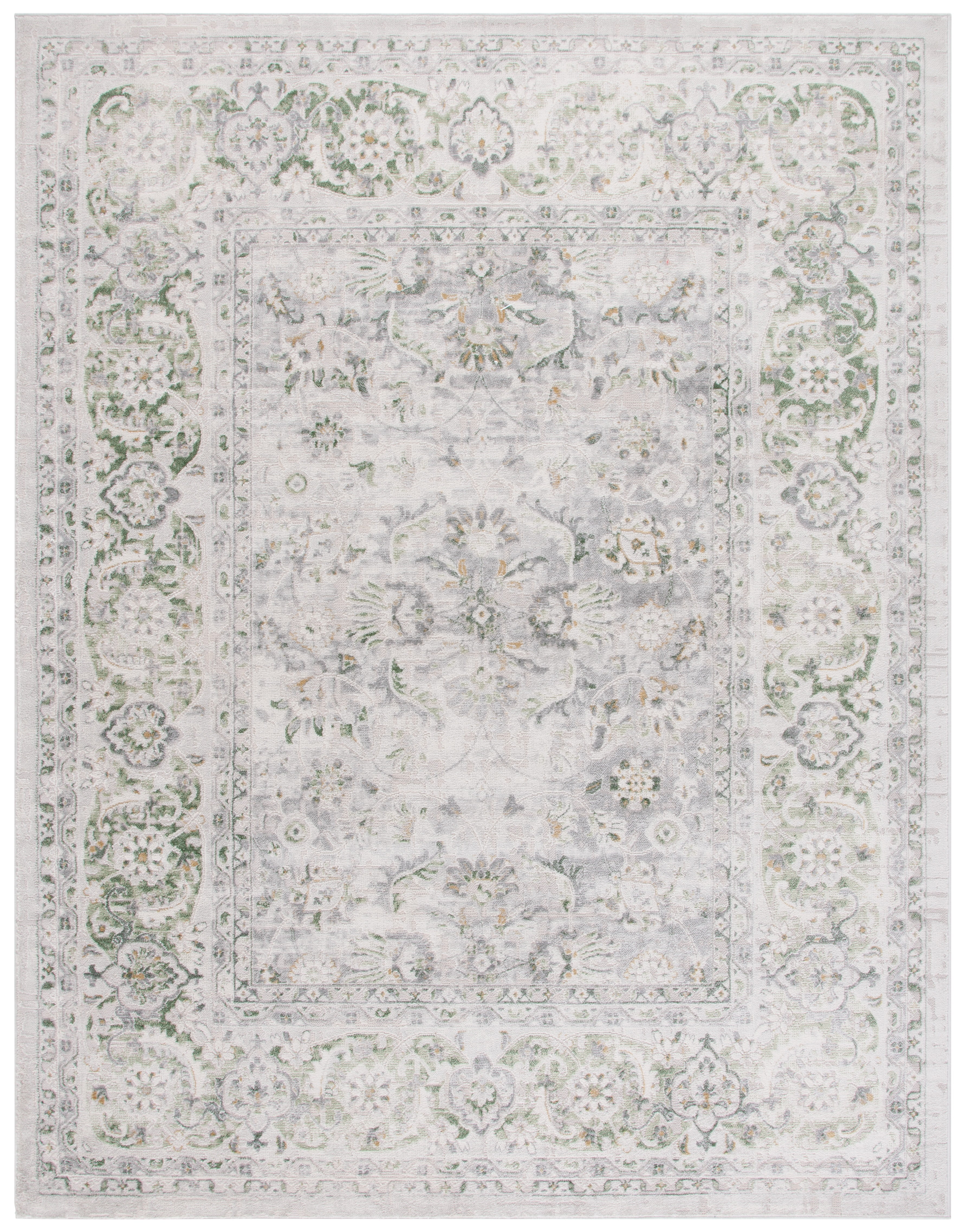 SAFAVIEH Palma Amanda Oriental Area Rug, Beige/Green, 10' x 14 ...