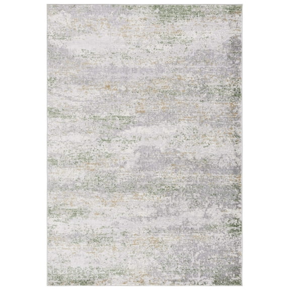 SAFAVIEH Palma Amelia Abstract Area Rug, Grey/Green, 5'5" x 7'7"