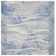 thumbnail image 1 of SAFAVIEH Palma Cami Abstract Area Rug, Beige/Blue, 6'7" x 6'7" Square, 1 of 8