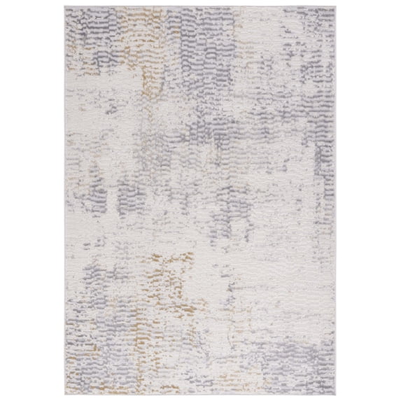 SAFAVIEH Palma Erica Abstract Area Rug, Beige/Light Grey, 4'5" x 6'5"