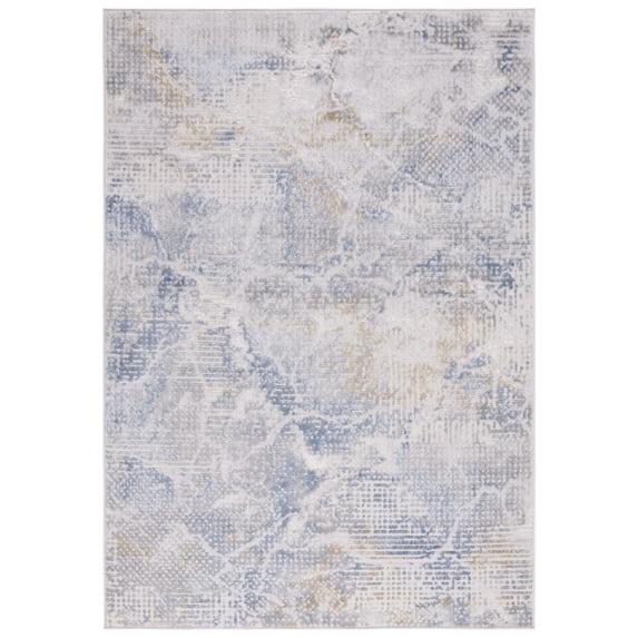 SAFAVIEH Palma Isabel Abstract Area Rug, Beige/Light Blue, 5'5" x 7'7"