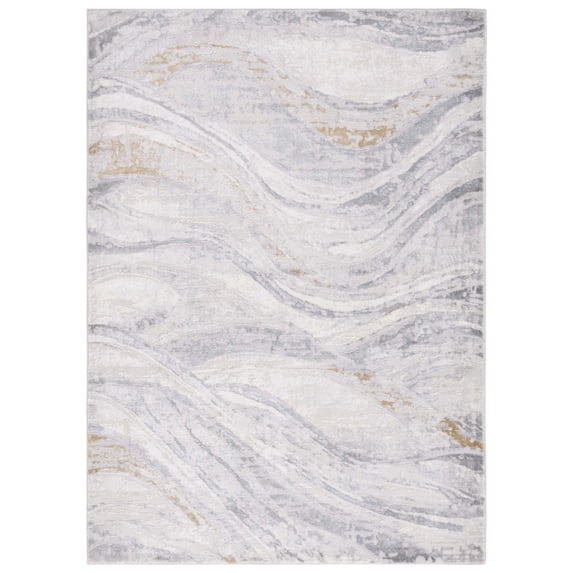 SAFAVIEH Palma Lucas Abstract Area Rug, Beige/Light Grey, 10' x 14'