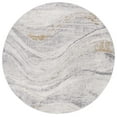thumbnail image 1 of SAFAVIEH Palma Lucas Abstract Area Rug, Beige/Light Grey, 6'7" x 6'7" Round, 1 of 8