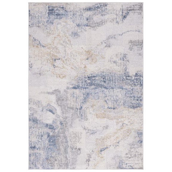 SAFAVIEH Palma Marin Abstract Area Rug, Beige/Light Blue, 2'2" x 3'9"