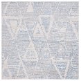 thumbnail image 1 of SAFAVIEH Palma Marlyne Geometric Area Rug, Beige/Blue, 6'7" x 6'7" Square, 1 of 8