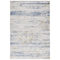 SAFAVIEH Palma Seamus Abstract Area Rug, Beige/Light Blue, 5'5" x 7'7"