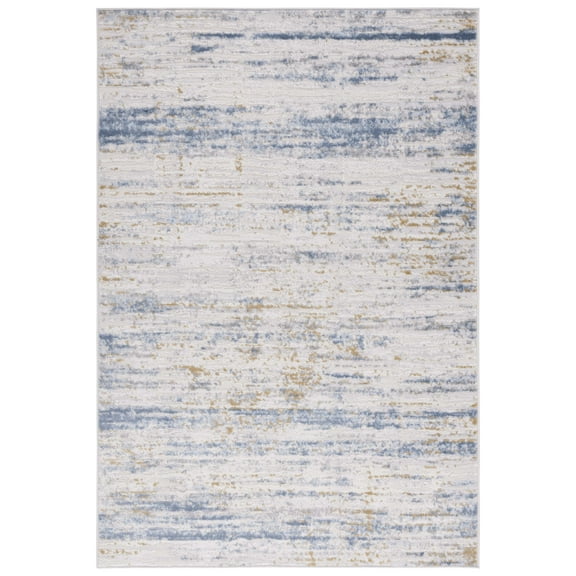 SAFAVIEH Palma Seamus Abstract Area Rug, Beige/Light Blue, 5'5" x 7'7"