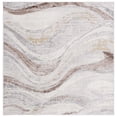 thumbnail image 1 of SAFAVIEH Palma Sherisse Abstract Area Rug, Beige/Brown, 6'7" x 6'7" Square, 1 of 8