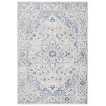 SAFAVIEH Palma Vianne Oriental Area Rug, Light Grey/Blue, 6'7" x 9'2"
