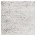 thumbnail image 1 of SAFAVIEH Palma Zoe Aztec Area Rug, Beige/Light Grey, 6'7" x 6'7" Square, 1 of 8
