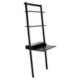thumbnail image 1 of SAFAVIEH Pamella Rustic Retro 2 Shelf Leaning Desk, Black, 1 of 10